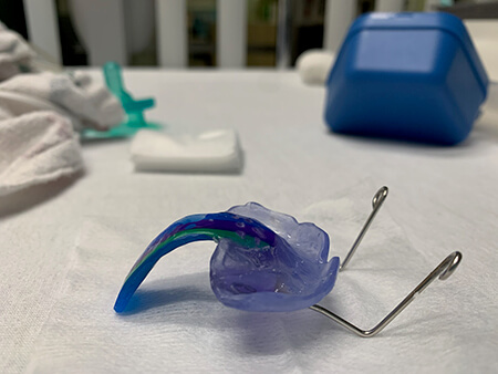 The orthodontic airway plate (OAP), also called the T&uuml;bingen palatal plate