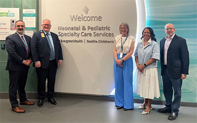 Dr. Ettore Pallazo, Chris Bredeson, Tessi Foley, Jamie Phillips and Howard Jeffries