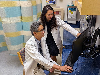 Drs. Sihoun Hahn and Pamela Valentino