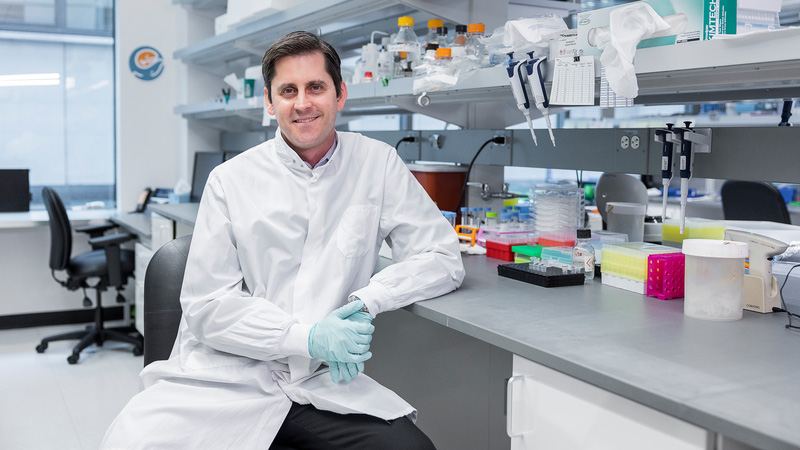 A researcher in a lab