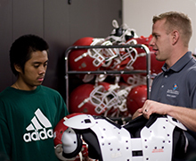 Football helmets