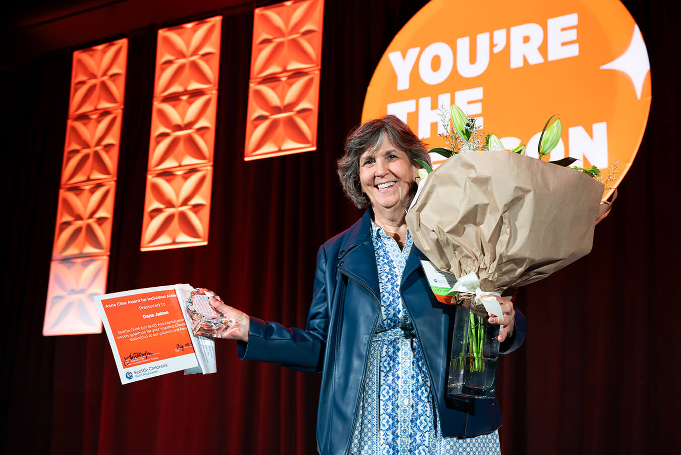 Dene James Receives Anna Clise Award