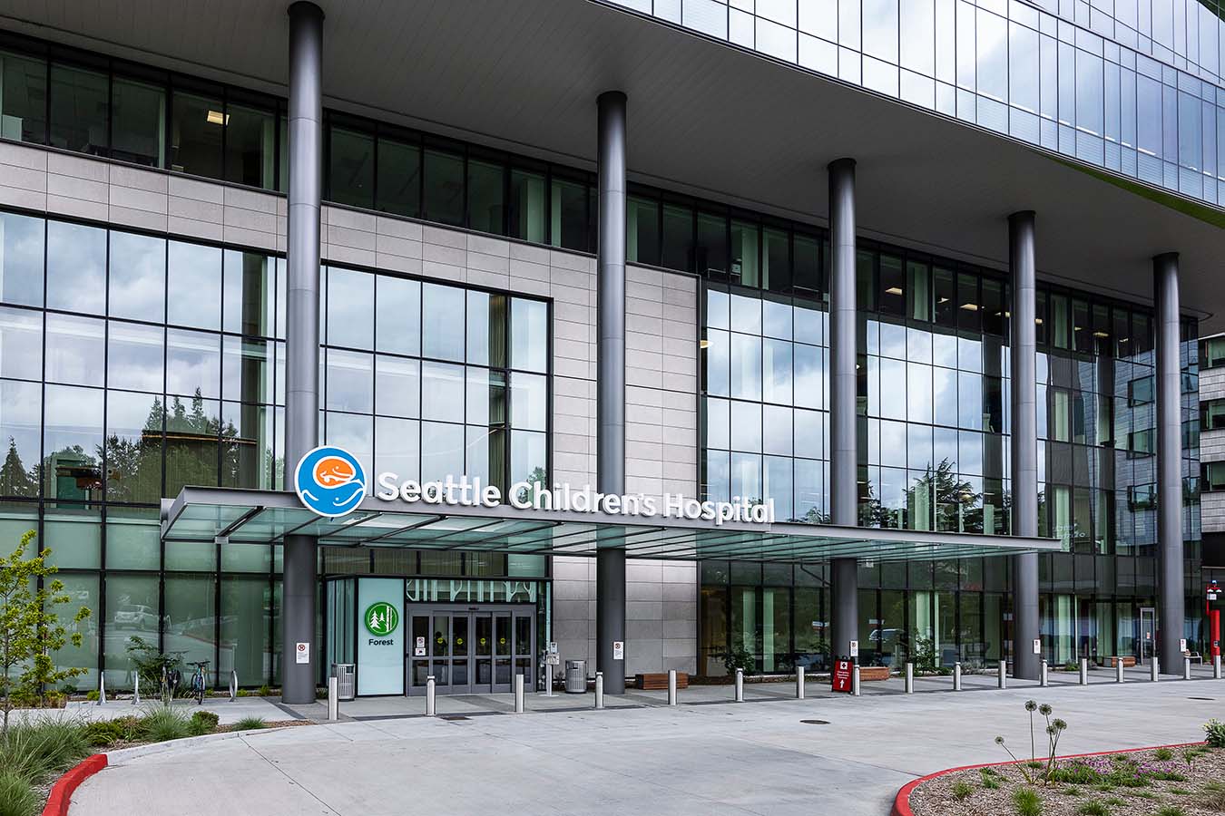 Entrance to Seattle Children's Hospital Forest B