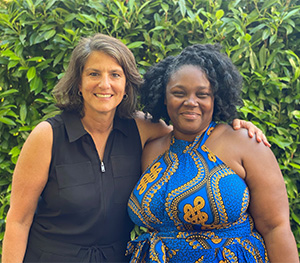 Aileen Kelly, executive director, Seattle Children’s Guild Association y and Kimika Green, director of the Alyssa Burnett Adult Life Center