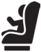 Booster seat icon