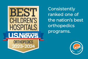 Consistently ranked one of the nation's best orthopedic programs by U.S. News and World Report.