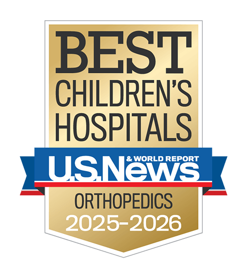 US News and World Report Best Children's Hospitals badge