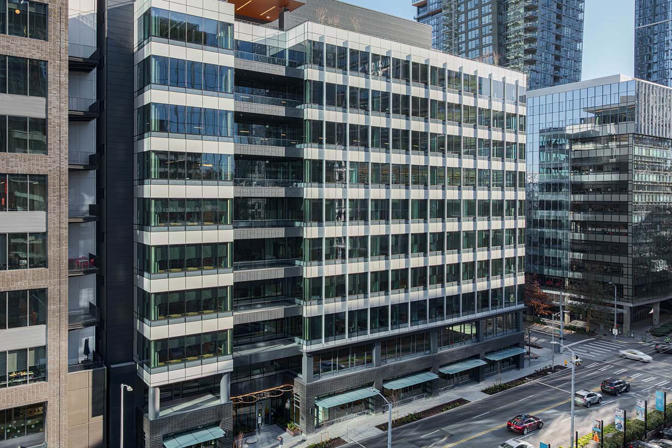 Exterior of 1916 Boren in downtown Seattle