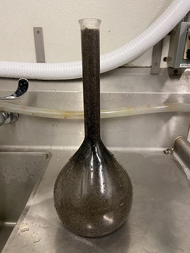 A volumetric flask