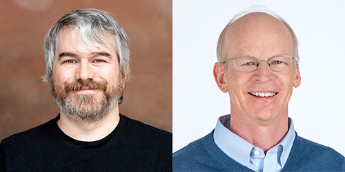 (Left) Dr. Ragan Pitner, a Seattle Children&rsquo;s immunology researcher; (right) Dr. David Rawlings, an immunologist at Seattle Children&rsquo;s Research Institute