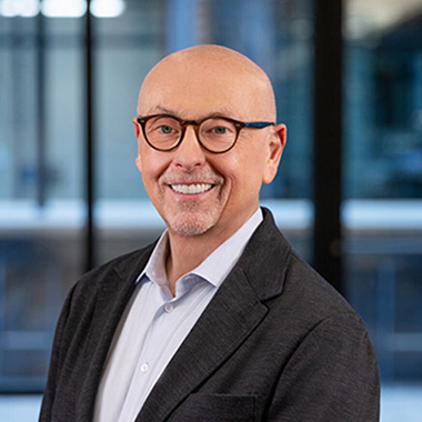 A close up image of Vittorio Gallo, PhD, senior vice president and chief scientific officer for Seattle Children’s Research Institute and serves as a member of Seattle Children’s Executive Leadership Team